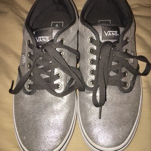RARE Silver Metallic Vans